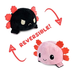 Axolotl Reversible Pink and Black Plush