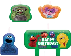 Sesame Street Birthday Candle Set