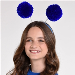 Pom Pom Headbopper - Blue