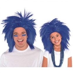 BLUE CRAZY WIG