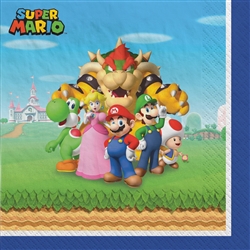 Super Mario Bros Luncheon Napkins