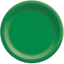 Green Luncheon Paper Plates 8.5