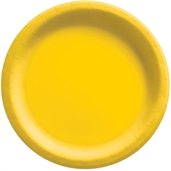 Yellow Sunshine Luncheon Paper Plates 8.5