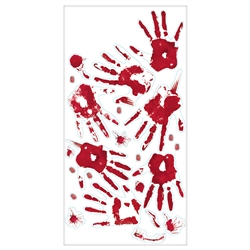 Bloody Hand Print Wall Grabbers Clings