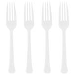 White Heavy Weight Forks - 20 Count