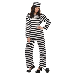 Lawless Lady Prisoner Adult Costume