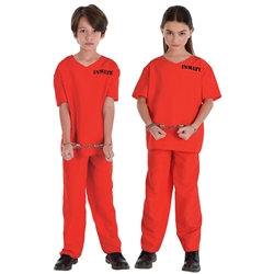 Incarcerated Prisoner Child Costume - Small