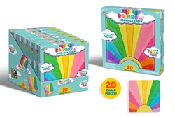 Rainbow Chalk Set - 20 Pieces