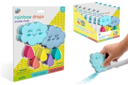 Rainbow Drops Puzzle Chalk - 7 Pieces