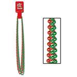 Red and Green Party Beads 6 Pack