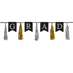 GRAD Tassel Streamer BAnner - 6'6