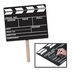 Clapboard Chalkboard Yard Sign