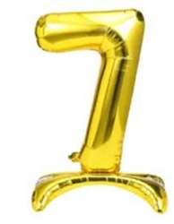 Gold "7" Foil Standup 40" Balloon