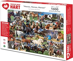 Horses, Horses, Horses 1,000 Piece Puzzle