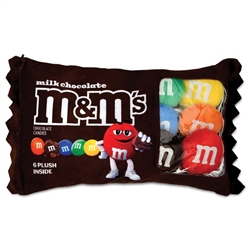 M & M's Plain  Plush Package with Plush Candies