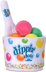 Dippin Dots Plush Package with Plush Food