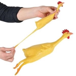 Rubber Chicken 8" Stretch Chicken