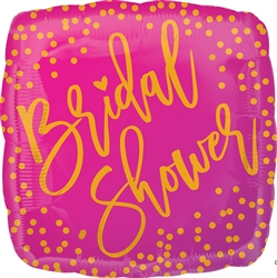 Bridal Shower Pink Gold HX Foil Balloon