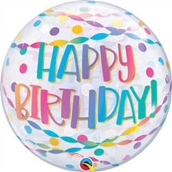 Birthday Confetti and Streamers 22" Foil Balloon