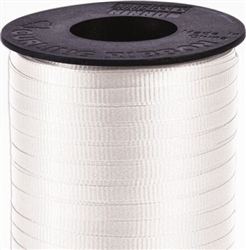 White Curling Ribbon  - 500 Yards