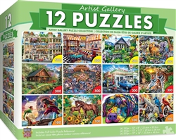 Artist Gallery Puzzle Collection - 12 Pack