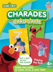 Sesame Street Charades Card Game