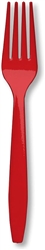 Classic Red Premium Forks - 24 Count