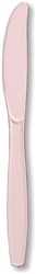 Classic Pink Premium Plastic Knives - 24 Count