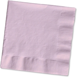 Classic Pink Beverage Napkins - 50 Count