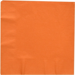 Sunkissed Orange Luncheon Napkins - 50 Count