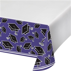 School Spirit Purple Table Cover