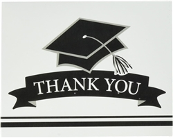 School Spirit White Thank You Cards