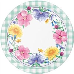 Bunny And Blooms 9" Plates