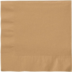 Glittering Gold Luncheon Napkins - 50 Count