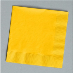 School Bus Yellow Luncheon Napkins 50 Count