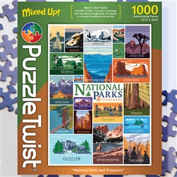 National Parks and Treasures - Something's Amiss Puzzle Twist 1,000 Piece Puzzle