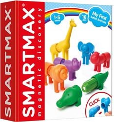 SmartMax My First Safari Animals STEM Magnetic Discovery Building Set