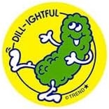 Dill-ightful Pickle  Scratch N Sniff Stickers