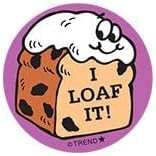 I Loaf It! Raisin Bread Stinky Stickers