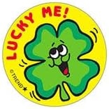 Lucky Me!/ Sweet Clover Scent Scratch N Sniff Stickers