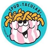 Spud-tacular!/ French Fry Scent Scratch N Sniff Stickers