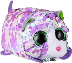 Lilac Sequin Purple Cat Tiny Ty