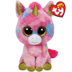 Fantasia Multicolor Unicorn Medium Beanie Boo