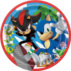 Sonic The Hedgehog 7" Dessert Plates