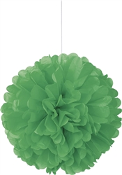 Green 16" Tissue Pom Pom Decoration