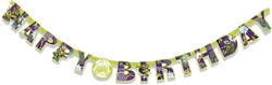 TMNT Mutant Mayham Birthday Jointed Banner