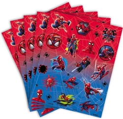 Spider-Man Sticker Sheets - 4ct