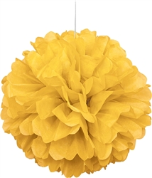 Sunshine Yellow 16" Tissue Pom Pom Decoration